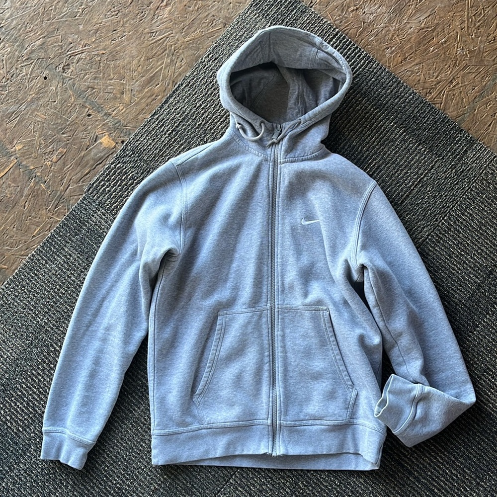 Nike Zip up Hoodie Grey, Medium
